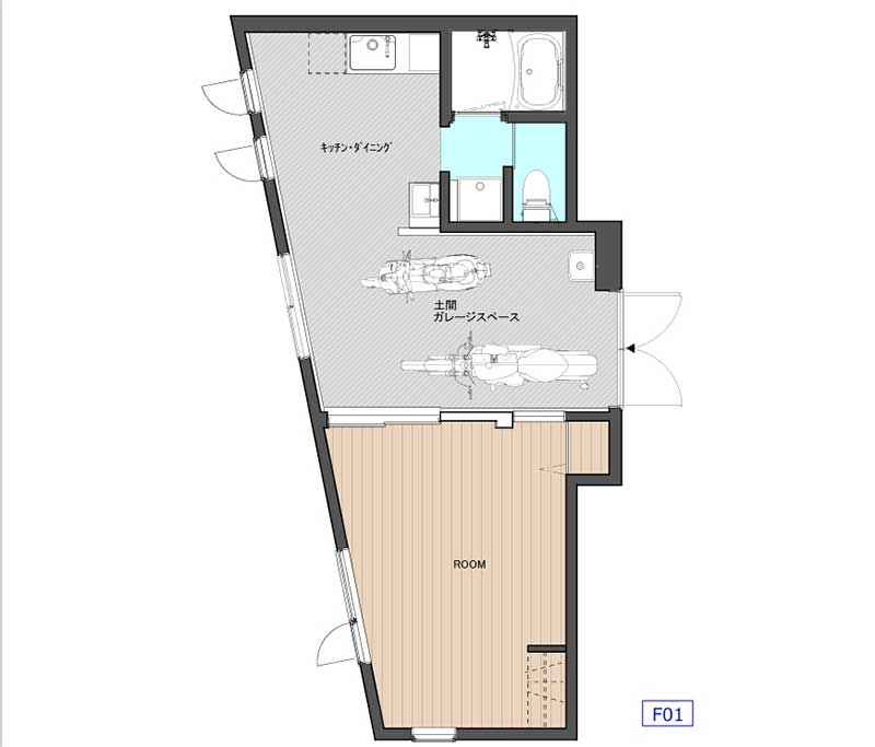 バイクと暮らす室内ガレージ付き賃貸住宅「+BASE EBINA/プラスベースエビナ」が神奈川・海老名に誕生! 記事8