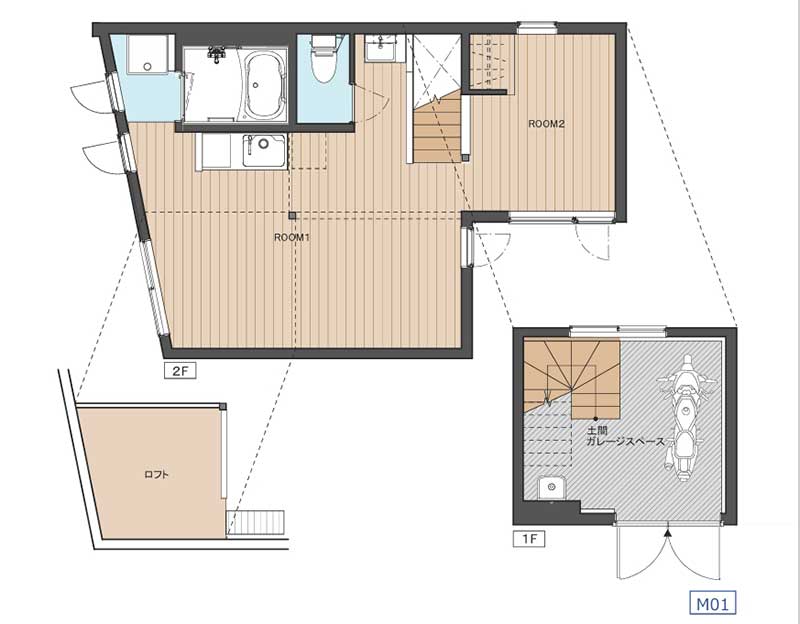 バイクと暮らす室内ガレージ付き賃貸住宅「+BASE EBINA/プラスベースエビナ」が神奈川・海老名に誕生! 記事9