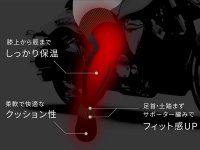 冬の走行風対策に「膝上ロング丈ソックス」が LIDEF から発売！ メイン