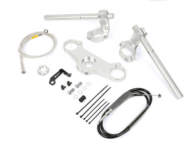 XSR900(25)用「セパハン&トップブリッジキット」がアクティブから発売! ビルドアライン「ブレーキホース」も登場 記事2