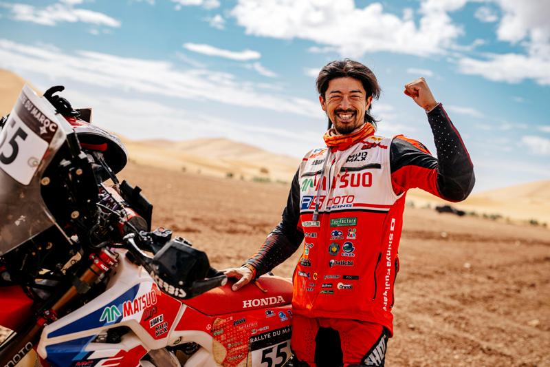 藤原慎也「ダカール・ラリー」参戦壮行会で唯一の日本人ライダーとしての「決意」を語る！