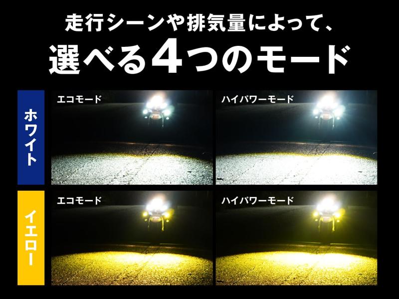 【新製品】エフシーエル史上初、調光可能なバイク用2色LEDフォグ