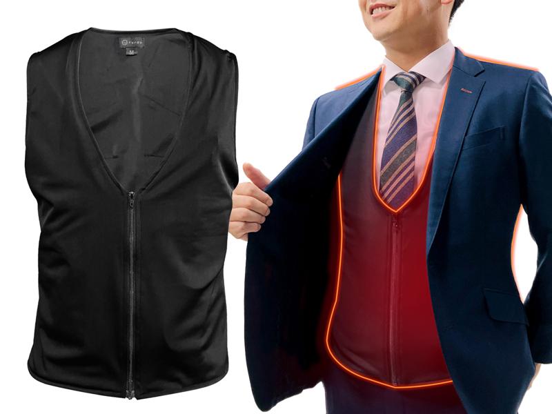 【温泉気分を纏う暖かさ】薄さ・軽さ・速暖性を追求した日本製企画の電熱インナーベストが「楽天スーパーSALE」でお得に!~冷え込む冬のリモートワーク、屋外活動を8つのヒーターで徹底サポート~