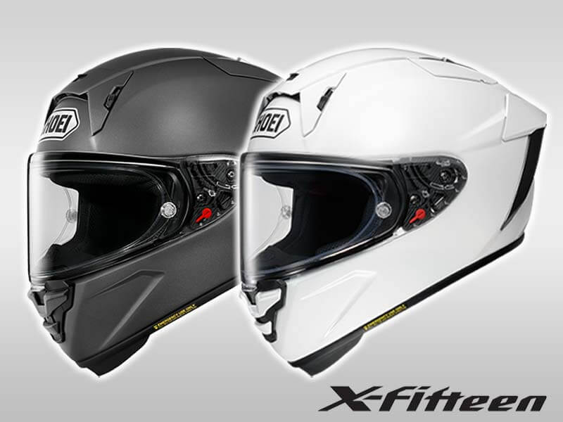 ショウエイのレーシングフルフェイス「X-Fifteen」に新色登場！ マットスレートグレー＆ルミナスホワイトが3月発売 メイン