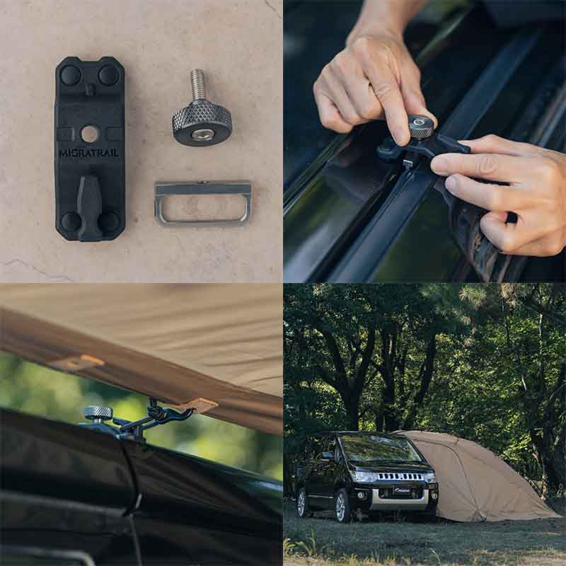 MIGRATRAIL から新作ギアが登場/カーサイドキャンプや車中泊を快適にする多機能アイテム 記事3