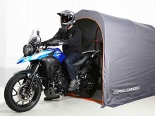 ドッペルギャンガー「バイクガレージ2150スリム」がマイナーチェンジ! 熱がこもりにくいベンチレーション構造に刷新 メイン