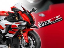 【ヤマハ】スーパースポーツ「YZF-Rシリーズ」5機種に70周年記念モデル登場! RD56 着想のカラー・特別装備を採用 メイン