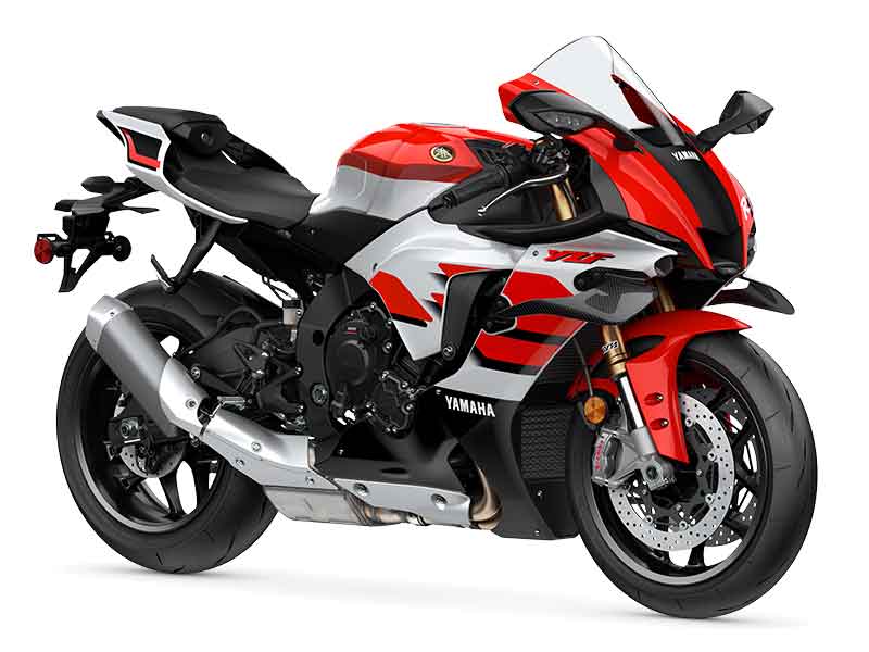 【ヤマハ】スーパースポーツ「YZF-Rシリーズ」5機種に70周年記念モデル登場! RD56 着想のカラー・特別装備を採用 記事4