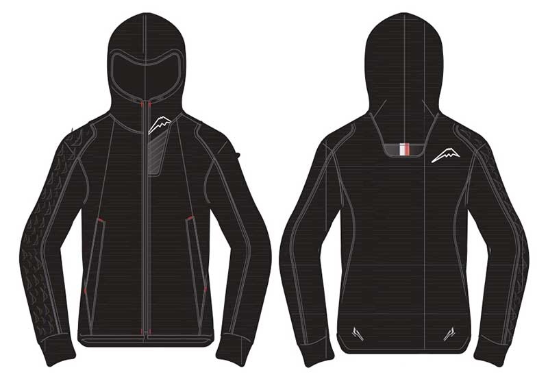 クシタニがオールブラックの「レブロフーディー／アーカナトラックジャケット」の受注生産モデル予約受付をスタート！ 記事2