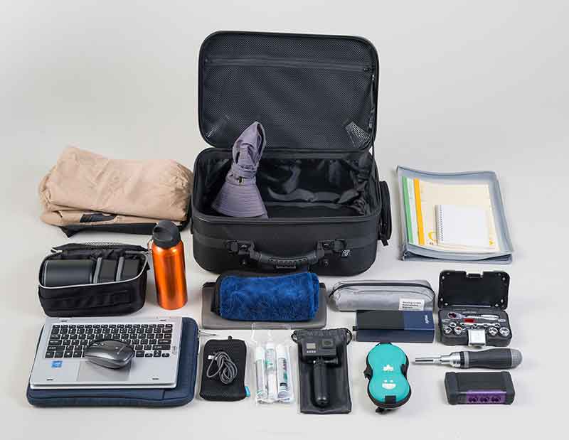 タナックスから新製品「シェルシートバッグ」が2/20発売！ 3.5L～25Lまで 容量で選べる4種 記事22