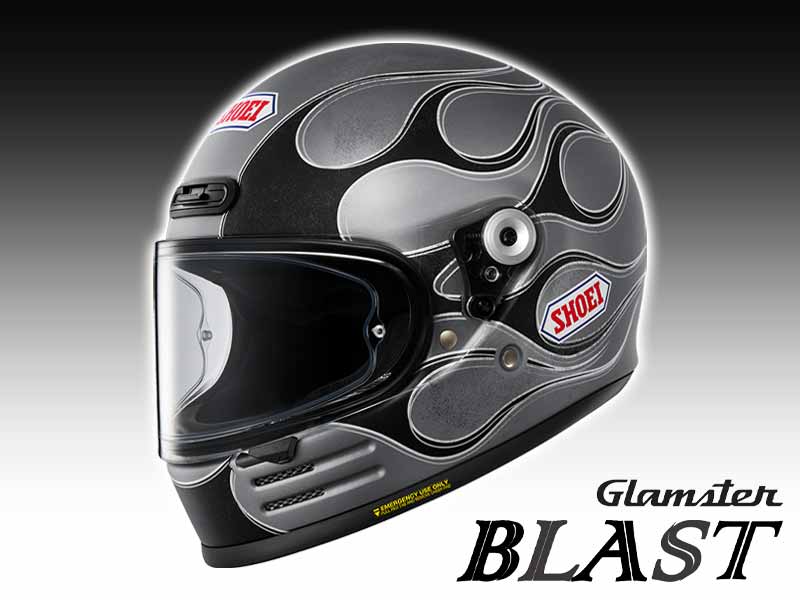ショウエイのネオクラシックフルフェイス「Glamster BLAST」にマットな新色が4⽉発売！ メイン