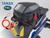 シートバッグの盗難対策に！ タナックスから「車載バッグ専用ワイヤーロック」2タイプが登場 メイン