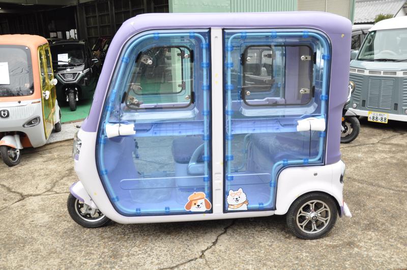 【ビークルファン】VF-S(ハッチバックタイプ3人乗りドア付き3輪)、VF-C(両開きドア付き3人乗り三輪EV)発売