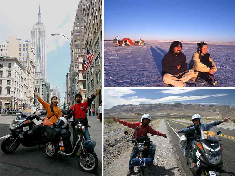 バイクで世界60か国以上を旅した藤原夫婦による「原付バイク世界一周藤原夫婦　一期一会トークライブ＠大阪」を3/14開催 記事2