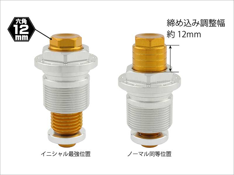 CT125ハンターカブ用「イニシャルアジャスター」がシフトアップから発売！アルミ削り出し・アルマイト仕上げ12色展開 記事4