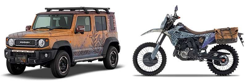 【スズキ】モンハンコラボラッピング車両「DR-Z4S」を2/22開催のモンスターハンターフェスタ’26に出展 記事1