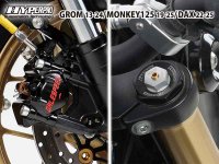 GROM・MONKEY125・DAX125 の制動力アップ「フォークフットKIT／カートリッジKIT」がアクティブから登場 メイン