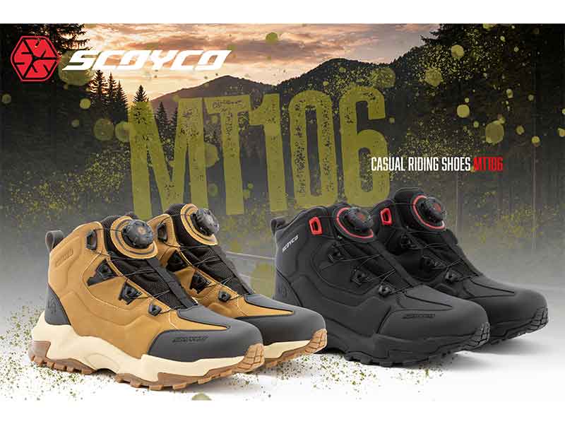 アウトドア対応ライディングシューズ「MT106」がスコイコから発売！ 街