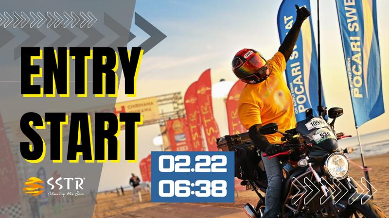 過去最大規模14,000台のバイクが千里浜に集結！日本最大級のツーリングラリー「SSTR2026」2月22日（日）6：38より参加受付開始