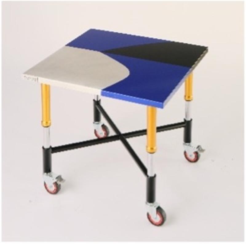 船場とヤマハ発動機がバイク部品を使ったファニチャーを共創