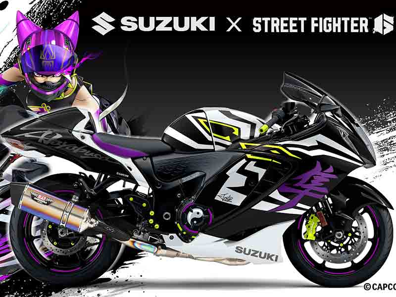 スズキ】ストリートファイター6コラボ第二弾「Hayabusa Tuned by JURI