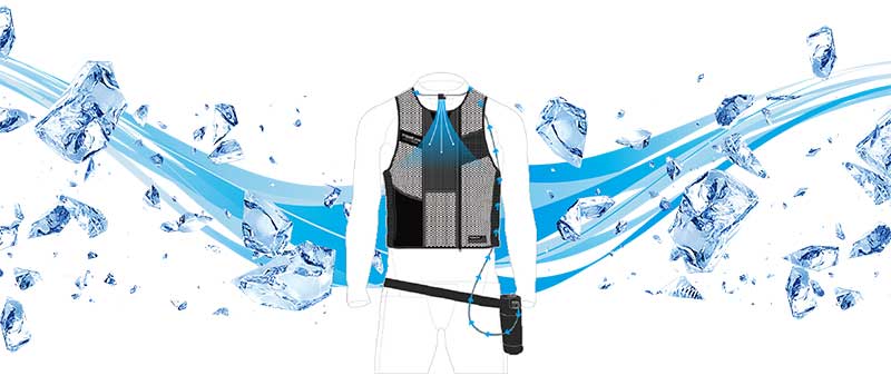 アールエスタイチの気化冷却ベスト最新モデル「RSU505 リキッドウインド ブースター ライトベスト」が4月発売! 記事2
