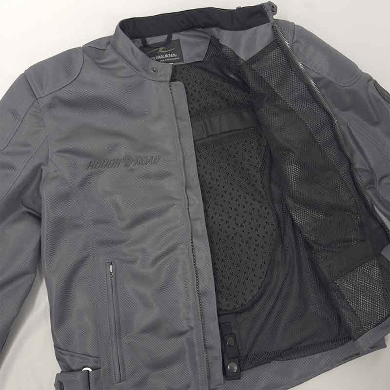 バックエンブレムが映えるシックな一着「ライディングZIPメッシュジャケットEM」がラフアンドロードから発売 記事3