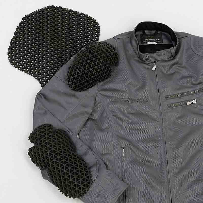 バックエンブレムが映えるシックな一着「ライディングZIPメッシュジャケットEM」がラフアンドロードから発売 記事2