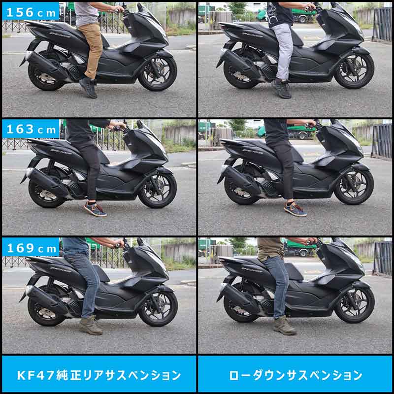 アトラスから、PCX125・シグナス グリファス用「ローダウンサスペンション」発売！ シート高約30ミリダウンを実現 記事2