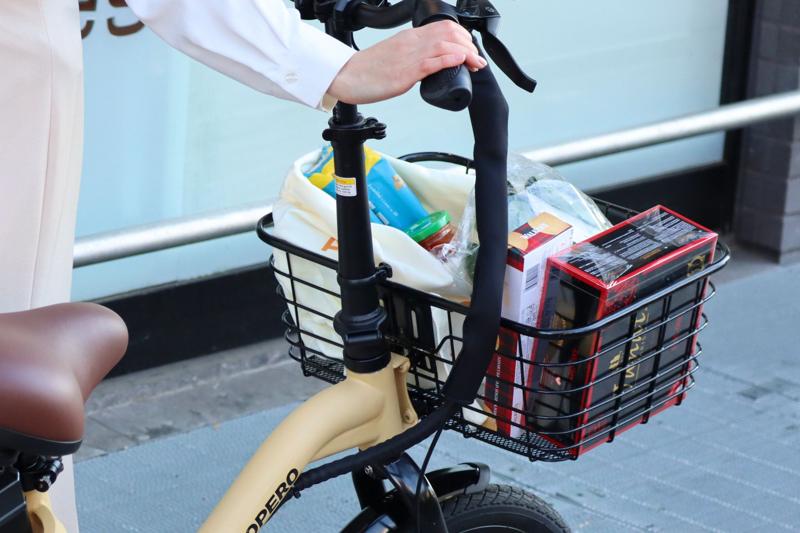 免許不要のママチャリ型「こがない自転車」MOPERO