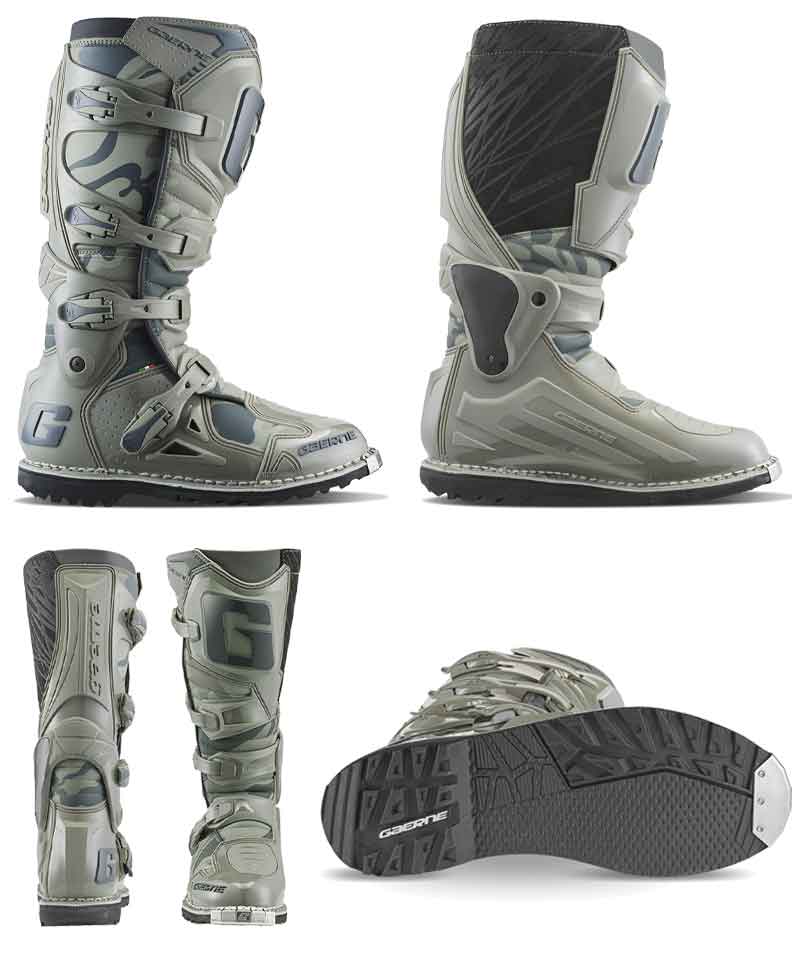 ガエルネのオフロードブーツ・ファストバック エンデューロソールに新色「トゥループ」が登場！ 記事1