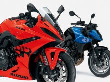 【スズキ】「GSX-8S」「GSX-8R」を一部仕様変更し、4/15発売！ GSX-8R には新色オレンジを設定 メイン