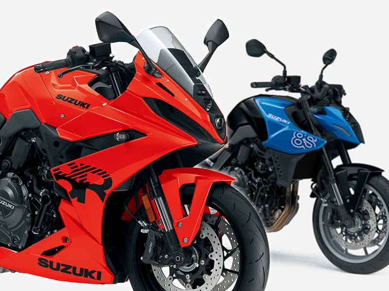 【スズキ】「GSX-8S」「GSX-8R」を一部仕様変更し4/15発売！ GSX-8R には新色オレンジを設定