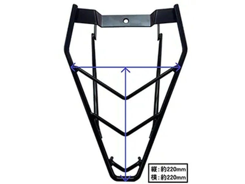 アルキャンハンズから Ninja ZX-25R／ZX-4R用「リアキャリアブラック」発売！ 記事4