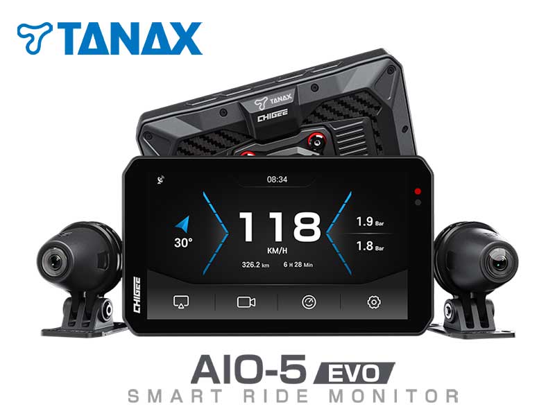 タナックスから新型スマートモニター「AIO-5 EVO」発売! 5インチ化で視認性と操作性を向上 メイン