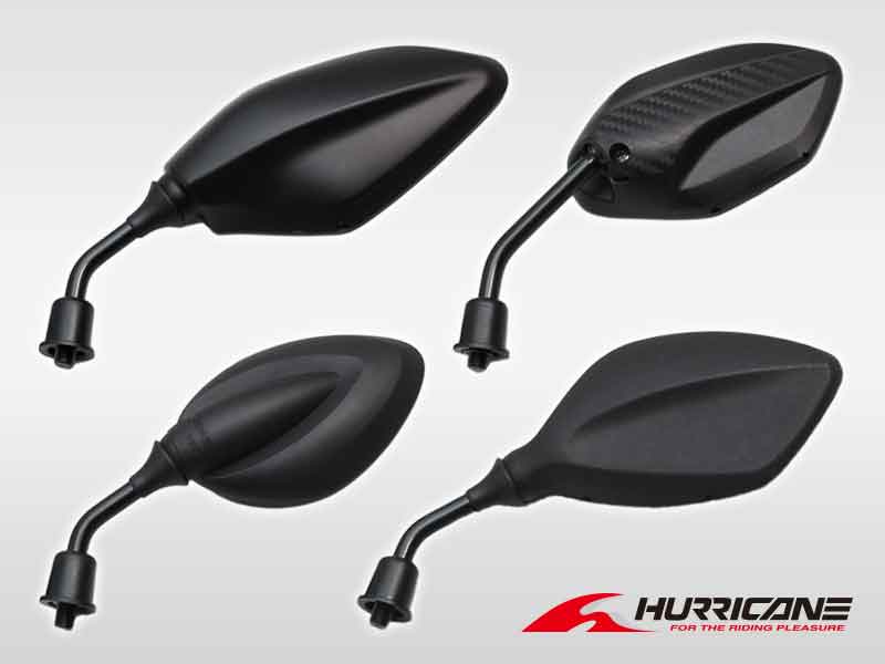 ハリケーンから新作ミラー4種が発売！ 軽量ボディの選べるデザイン、新基準適合サイズで展開 メイン