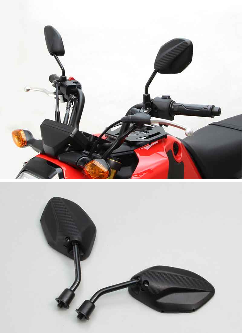 ハリケーンから新作ミラー4種が発売！ 軽量ボディの選べるデザイン、新基準適合サイズで展開 記事2