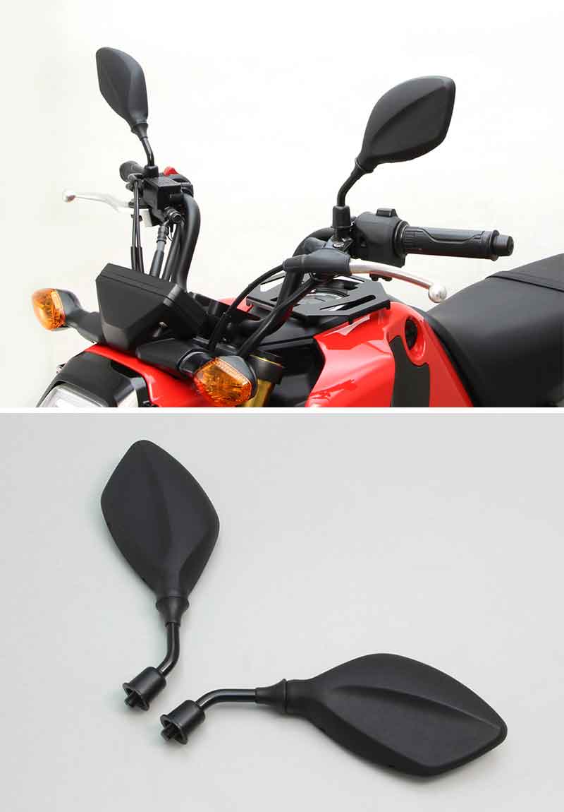 ハリケーンから新作ミラー4種が発売！ 軽量ボディの選べるデザイン、新基準適合サイズで展開 記事4