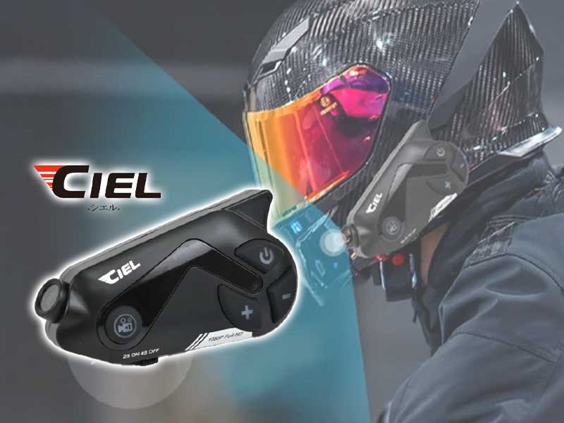 CIEL がワンタッチ録画対応のバイク用インカム「T50」を発表　Makuake で予約販売開始 メイン