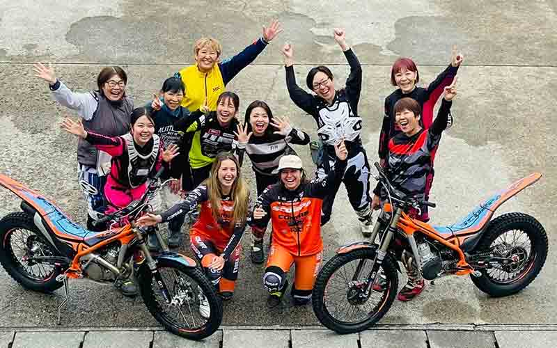 世界チャンピオンのベルタ・アベラン選手に学ぶ、女性ライダー向け「第2回レディーストライアル・ワークショップ」を5/18開催 記事1