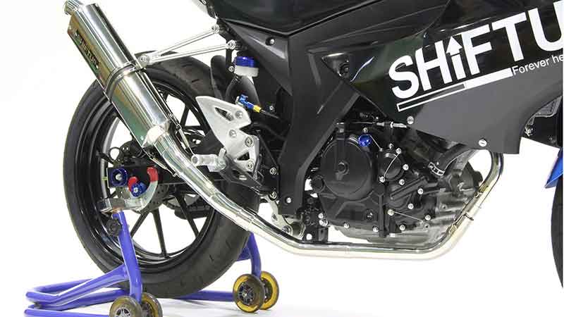 ミニバイクから国際サーキットまで対応、シフトアップが GSX-R125用「レーシングフルエキゾーストマフラー」を発売 記事3