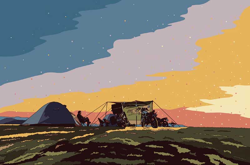 LMN illustration / YJR氏によるイラスト展「ドラマチック2.0」がユナイテッドカフェ宮ケ瀬＆世田谷にて開催 記事2