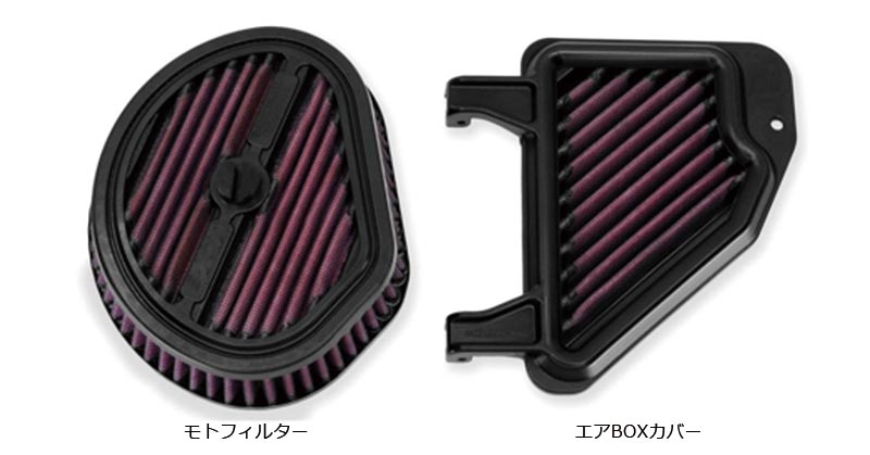 DNA「モトフィルター」の DR-Z4S/SM用、BMW R1300R用などがアクティブで予約受付中 記事1