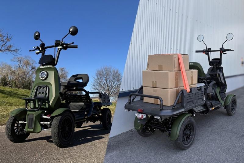 【ついに情報解禁】ブレイズ、「特定小型原動機付自転車」区分で当社初の4輪モデル「BLAZE