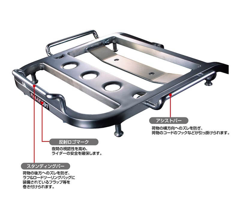 ラフアンドロードから WR125R用「RALLY591スーパーライトキャリア」が発売 記事4