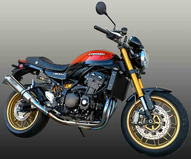 テックサーフの「オールチタニウムマフラーType-2」シリーズに Z900RS／SE（26-）用が登場 記事1