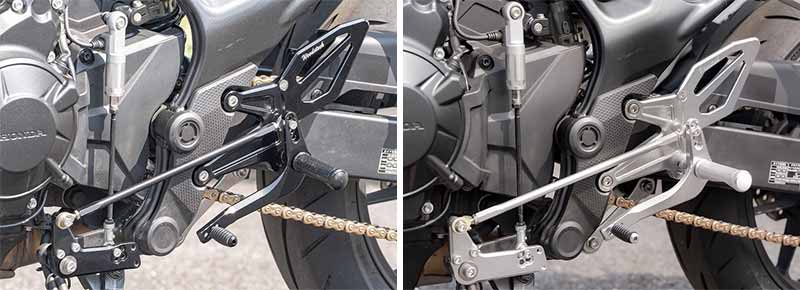 ウッドストックから CB750 HORNET（25-）用「バックステップキット」が発売！ 記事3