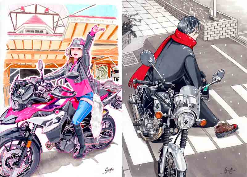 イラストレーター RYUTA・T氏の展示会「RE : TOURING at MIYAGASE」がユナイテッドカフェ世田谷で5/27~6/8まで開催 記事3