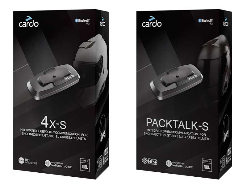 ショウエイの3モデルに対応するカルドのヘルメット一体型インカム「4X-S」が5/22発売！ 記事1