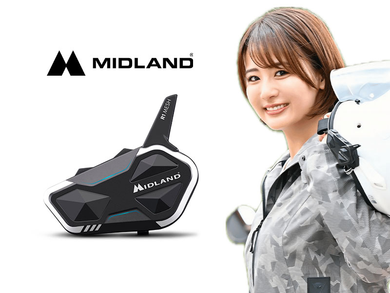 バイク用インカム MIDLAND「R1 MESH」最新ソフトV3.26公開、音楽再生時のポップノイズを改善 メイン